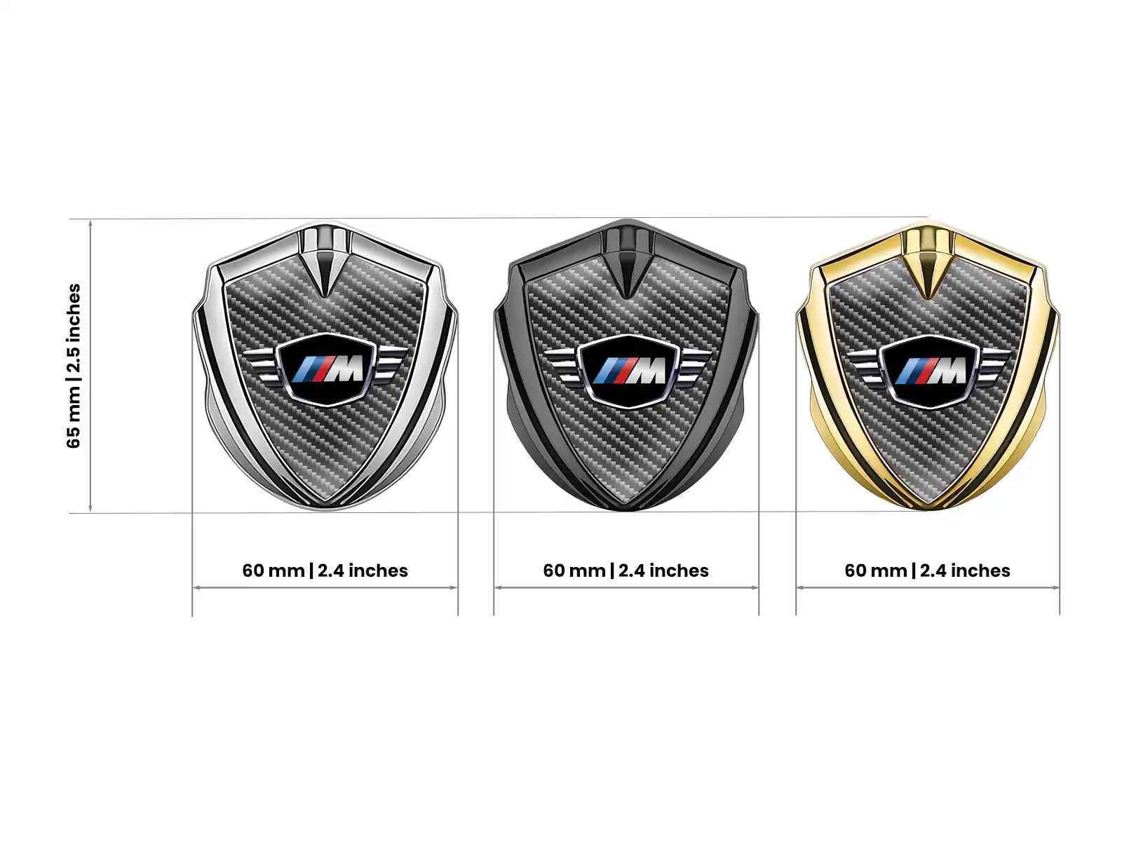 BMW Metall Emblem Abzeichen Luxus Design Legierung